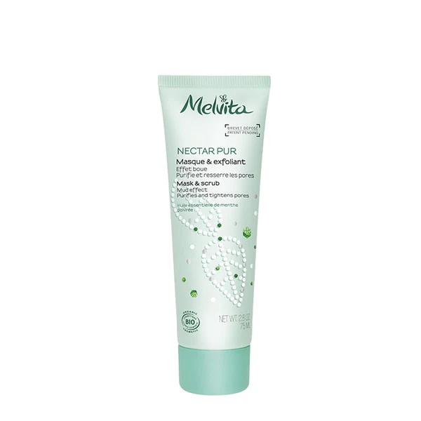 Nectar Pur Masque & Exfoliant BIO - Zuiverend gezichtsmasker, zuiverende gezichtspeeling