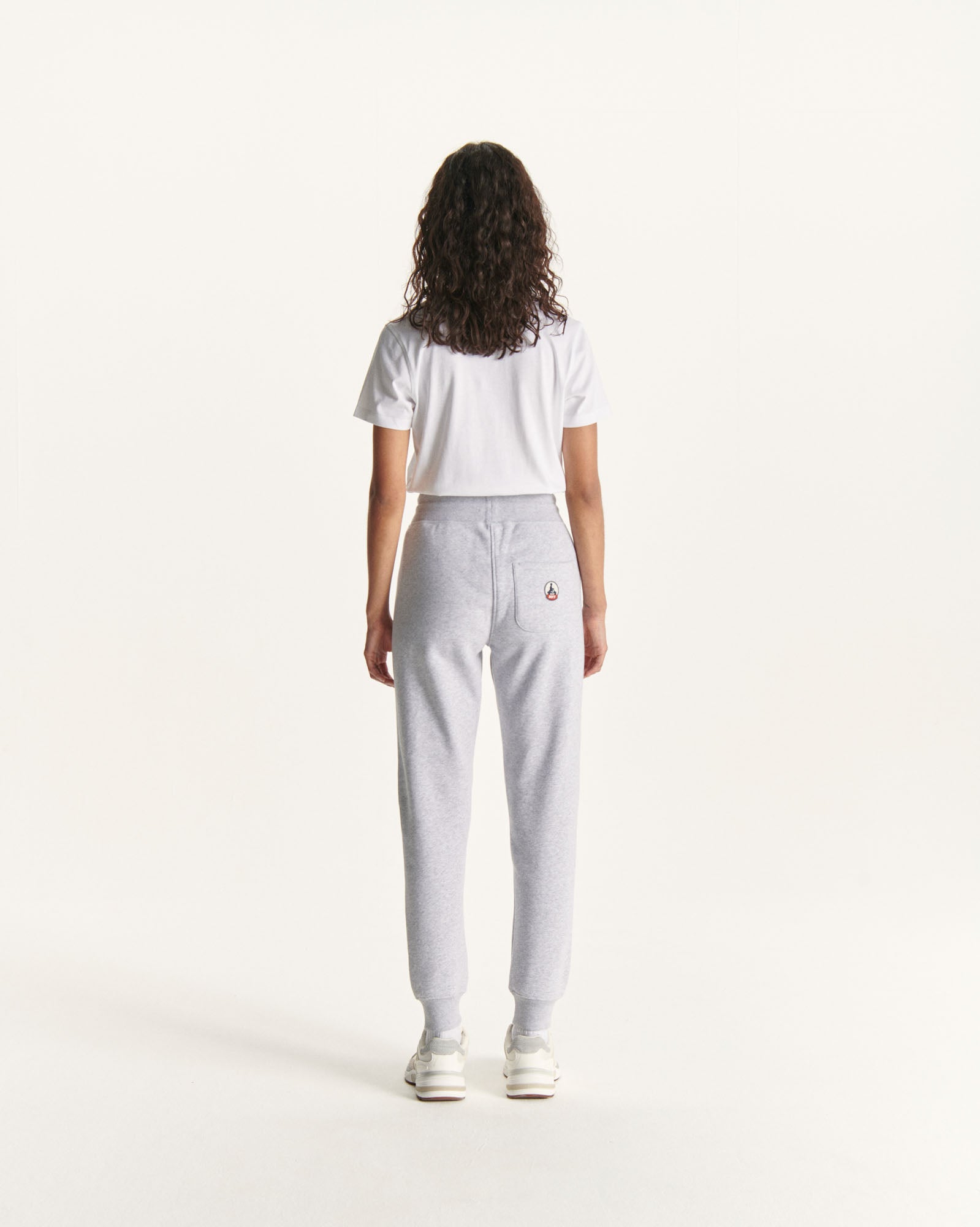Pantalon de sport femme en coton biologique Gris chiné Valparaiso