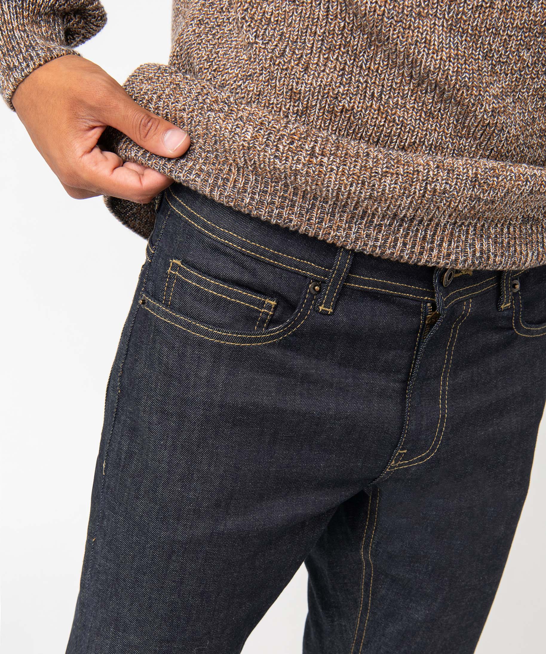 Jean homme coupe Slim en stretch brut | GEMO