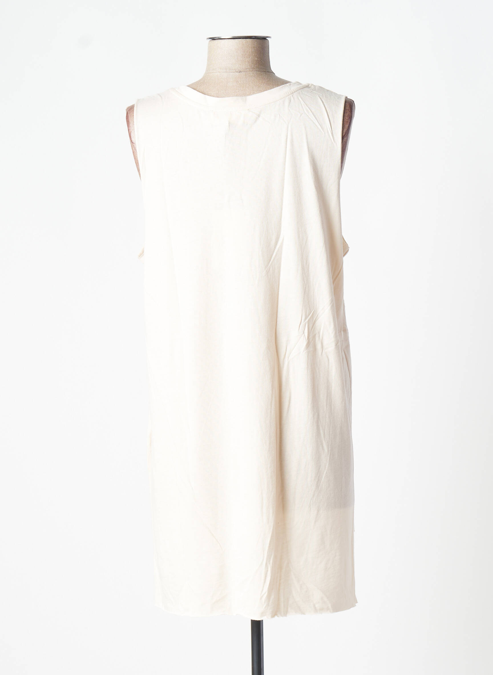 Bsb Tuniquesansmanche Femme couleur beige