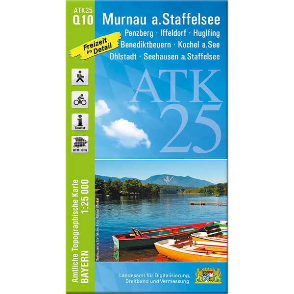 MURNAU A.STAFFELSEE 1:25 000 - Wanderkarte