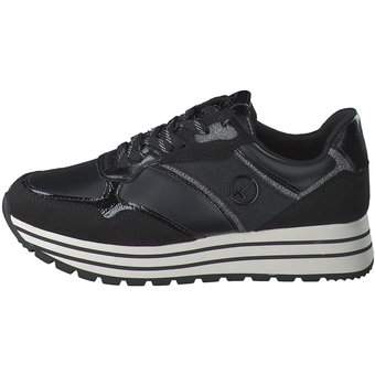 Tamaris Plateau Sneaker in schwarz