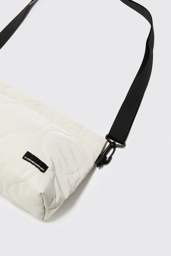 Gesteppte Man Nylon-Umhängetasche