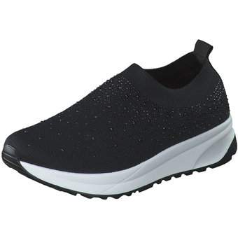 NONAMES Slip On Sneaker in schwarz