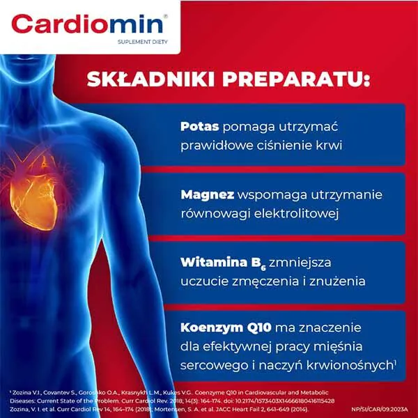 Cardiomin, proizvod za podršku cirkulatornom sistemu, tablete