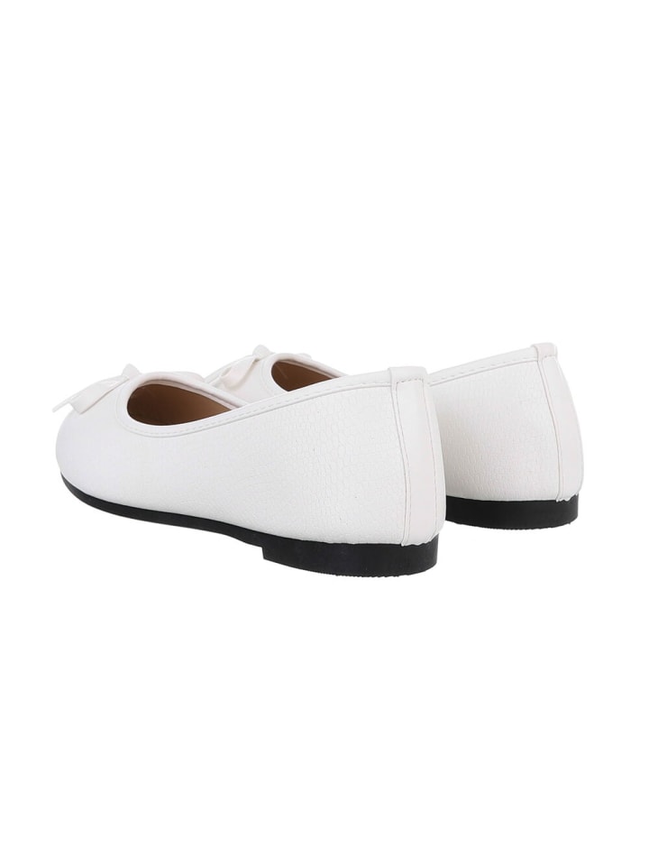 Ital-Design Ballerina in Weiß günstig kaufen