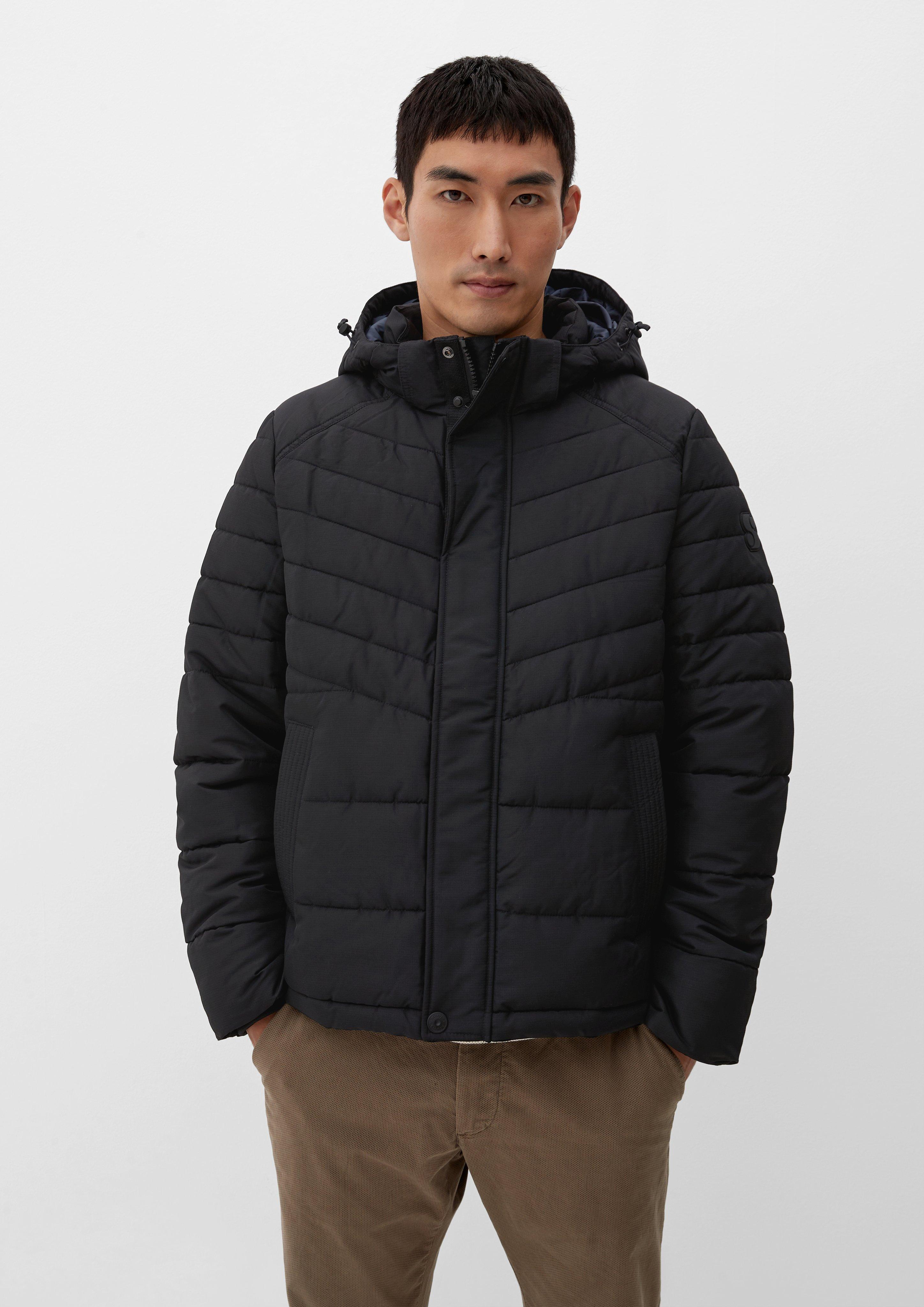 Steppjacke mit abnehmbarer Kapuze  2122924-9999