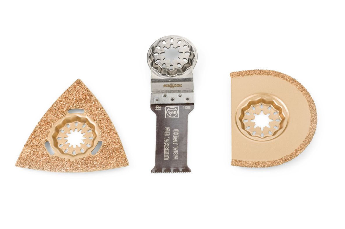 Fein Accessories 35222967070 Kombinasjonssett for fliser Starlock 3 deler