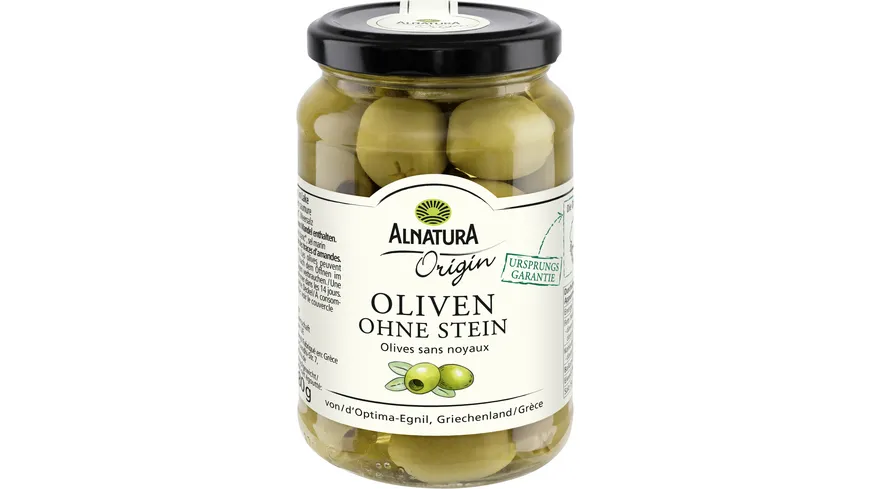 Alnatura Bio Origin Oliven ohne Stein 180 g