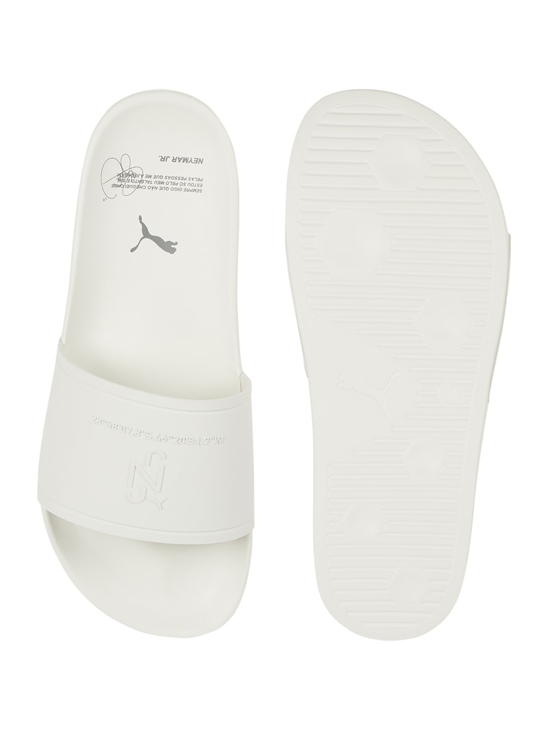 PUMA X NEYMAR JR Slides mit Logo Modell 'Leadcat' in hellgrau