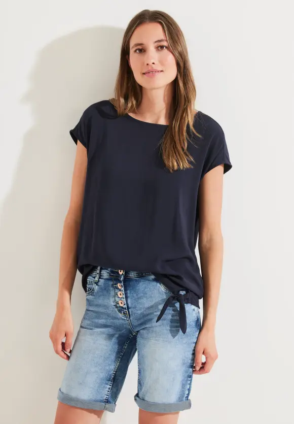 CECIL Bluse mit Knotendetail