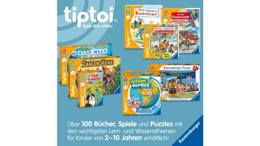 Ravensburger tiptoi - Mein Wörter-Bilderbuch Tiere