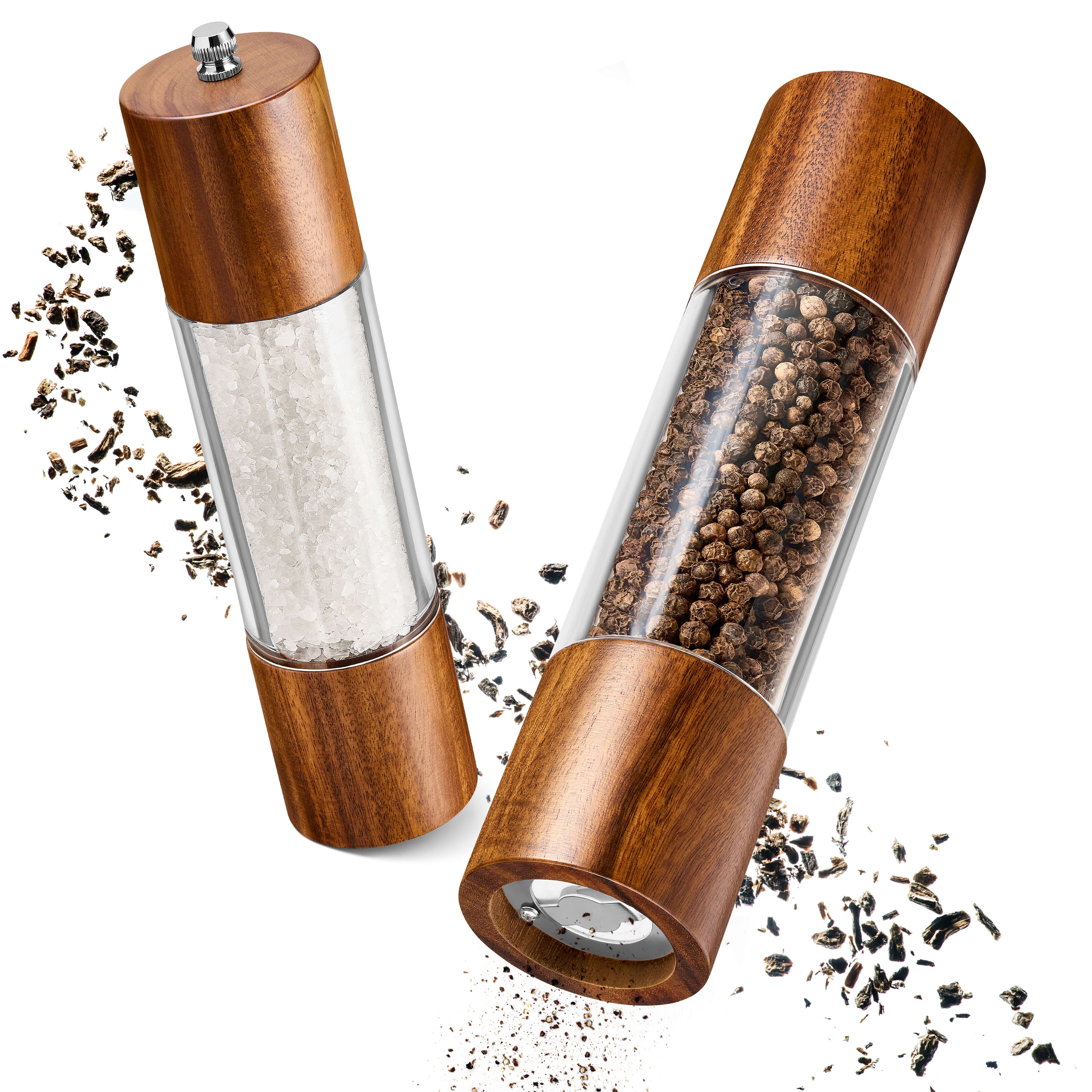 LINFELDT Salz-/Pfeffermühle Salz und Pfeffermühle Holz - TOP GEWÜRZMÜHLE HOLZ
