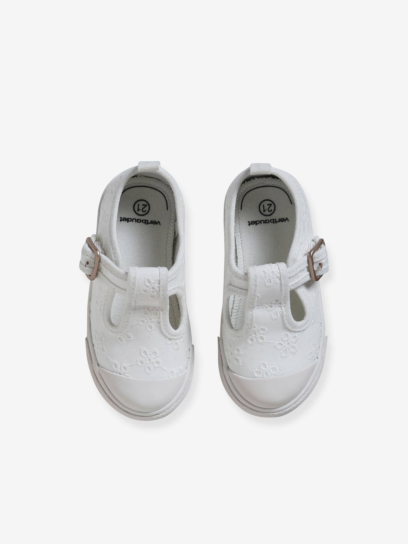 Vertbaudet Baby Stoff-Sandalen - gelb