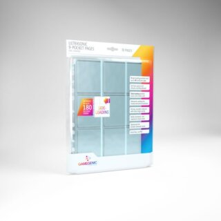 Gamegenic - Ultrasonic 9-Pocket Sideloading Pages Clear (10)