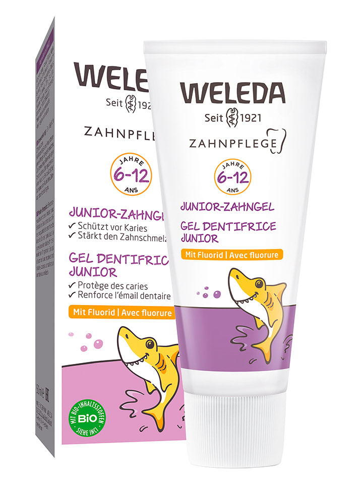 Weleda 2er-Set: Junior-Zahngel mit Fluorid, je 50 ml günstig kaufen onesize
