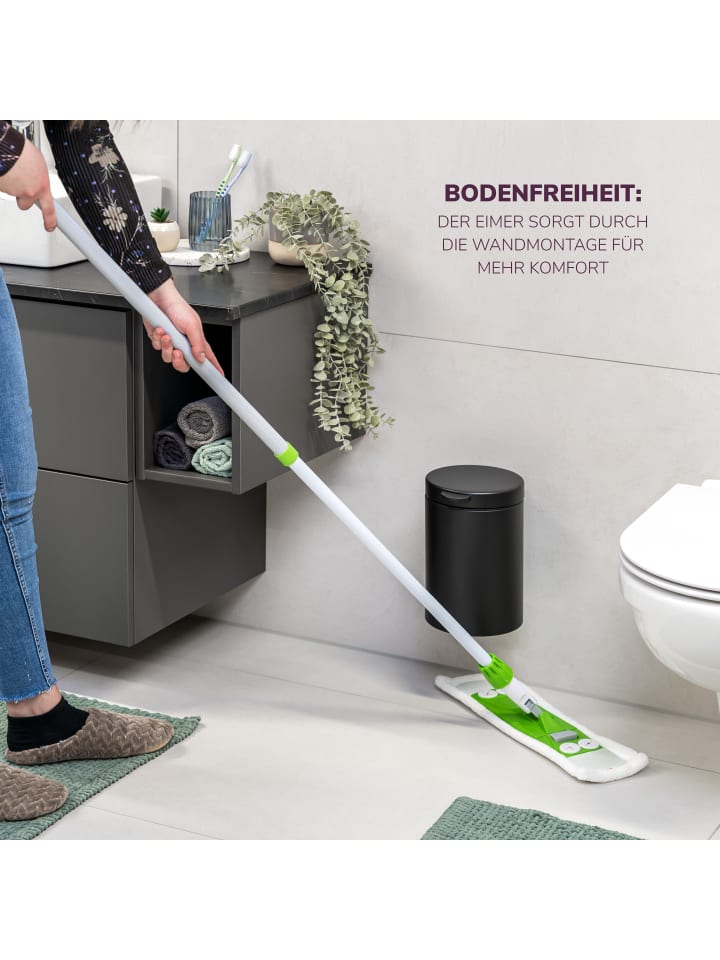 bremermann Wand-Kosmetikeimer 3 Liter schwarz günstig kaufen onesize