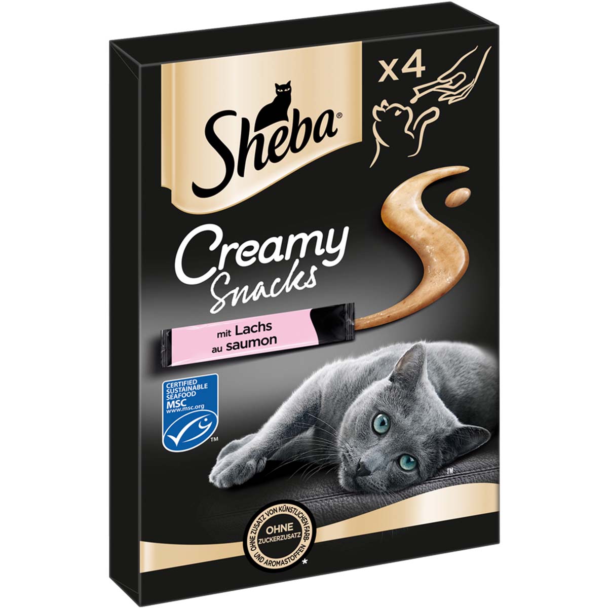 SHEBA Creamy Snacks mit Lachs günstig kaufen