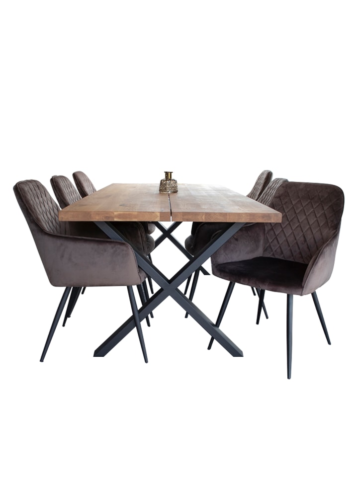 ebuy24 Essgruppe Moss 2 (7-teilig) Violett  x  cm günstig kaufen onesize