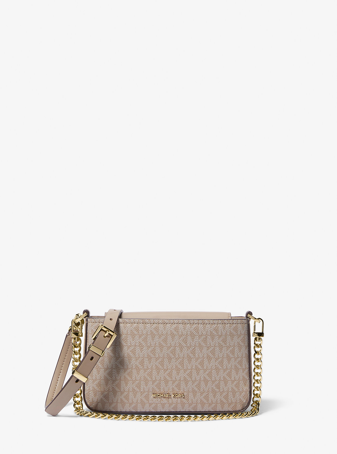 Bryant Small Signature Logo Convertible Pochette - BIRCH