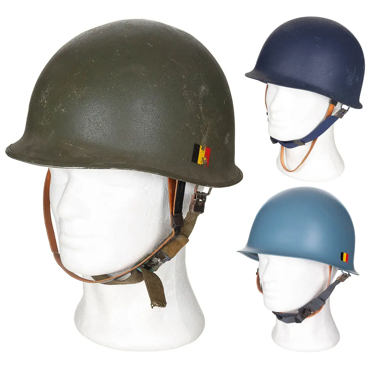 Belgischer Stahlhelm M51 versch. Farben