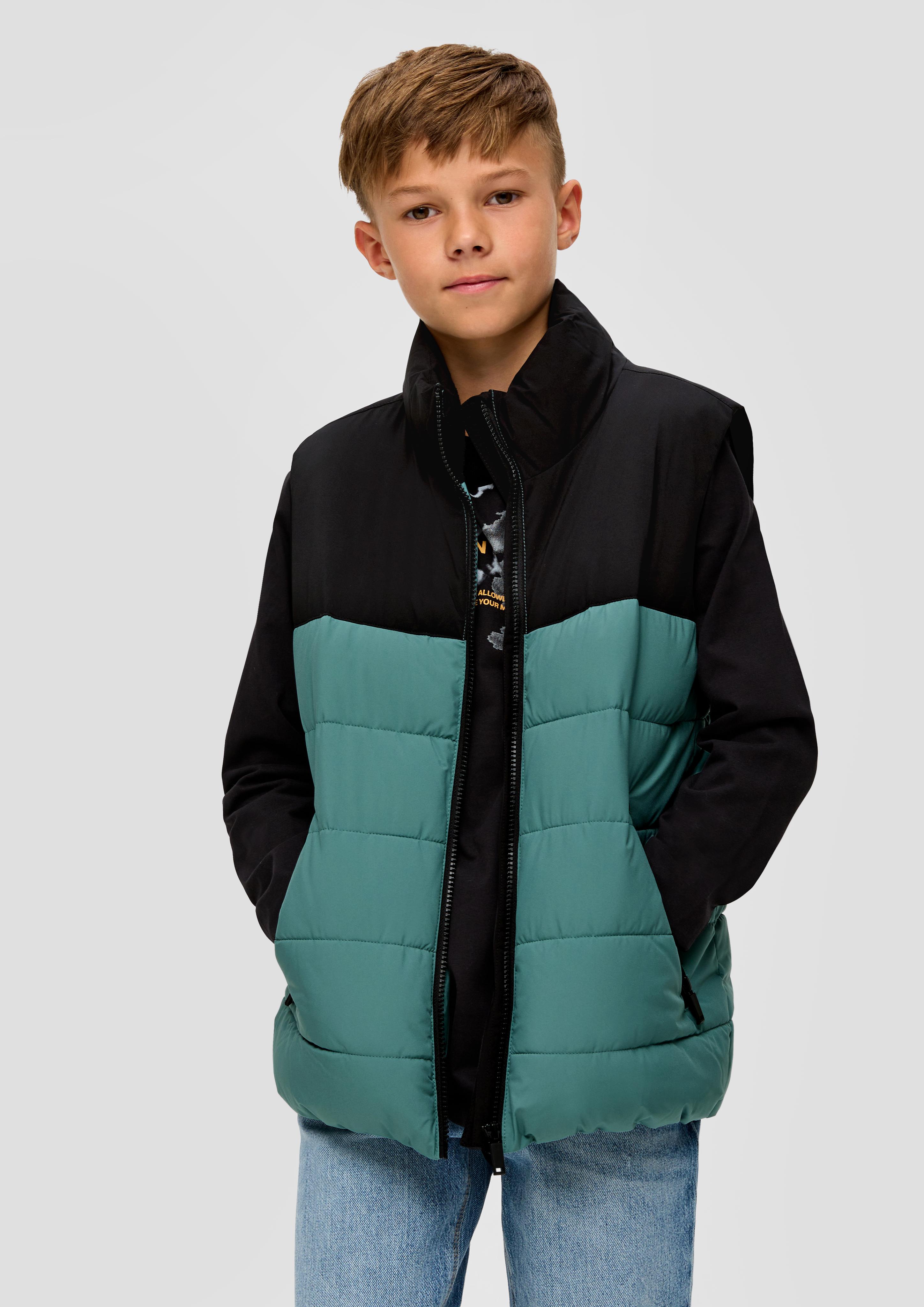 Outdoor-Weste mit Colour Blocking  2140163-6576