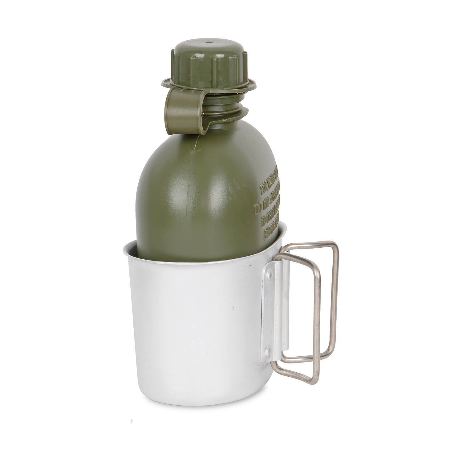 US Feldflasche m. Becher u. Hülle
