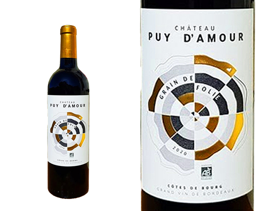 Château Puy D'Amour Grain de Folie 2020 Bordeaux Côtes de Bourg