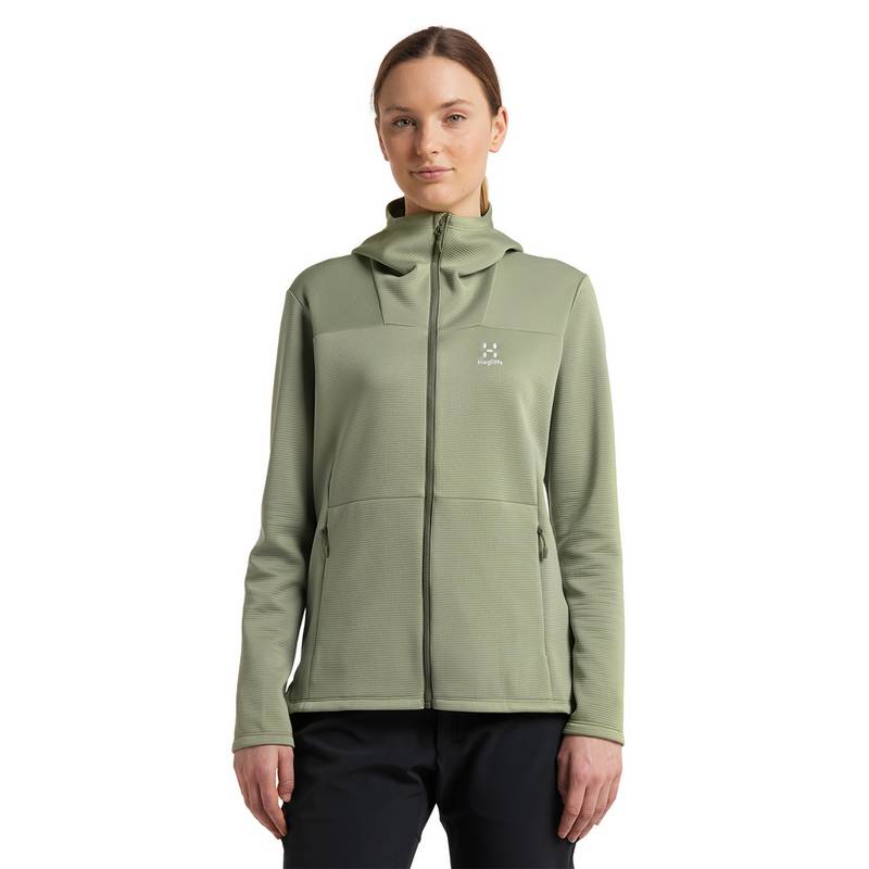Haglöfs Willow Mid Hood Fleecejacke Damen