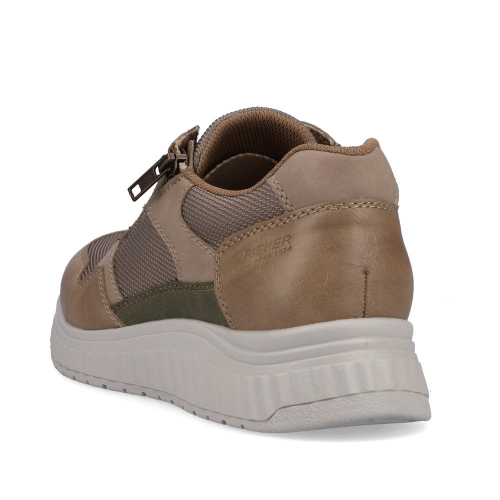 Rieker Herren Sneaker Low beige-reinweiß