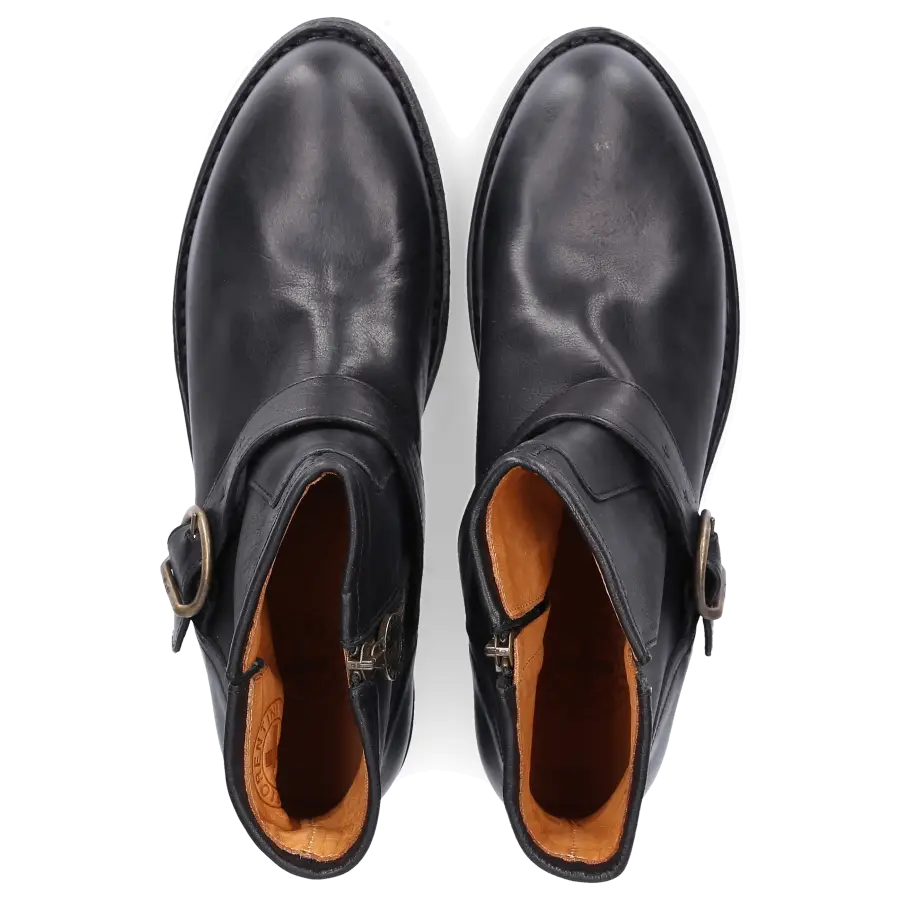 Fiorentini + Baker - Stiefeletten Schwarz CARNABY CHAD Kalbsleder Logo schwarz - schwarz