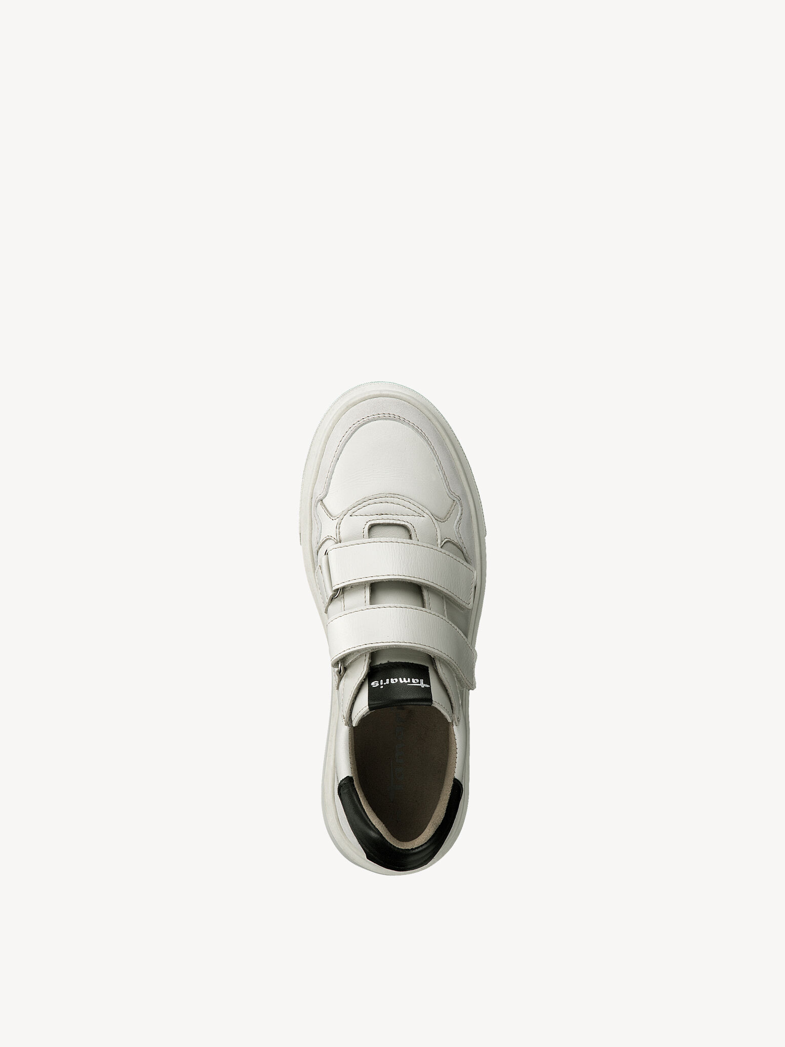 Basket en cuir - beige