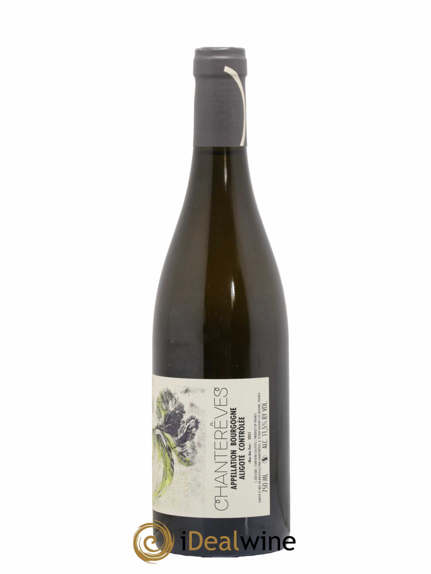 Bourgogne Aligoté Bas des Ees Chantereves  2021 - Lot de 1 Bouteille