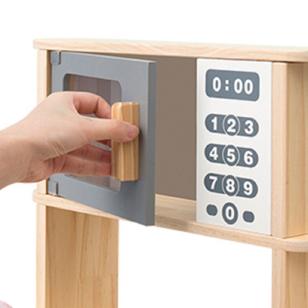 DOTMALL Kinder-Küchenset Holz Spielküche Küche für Kinder Küchenzeile Zubehör Chef Rollenspiel