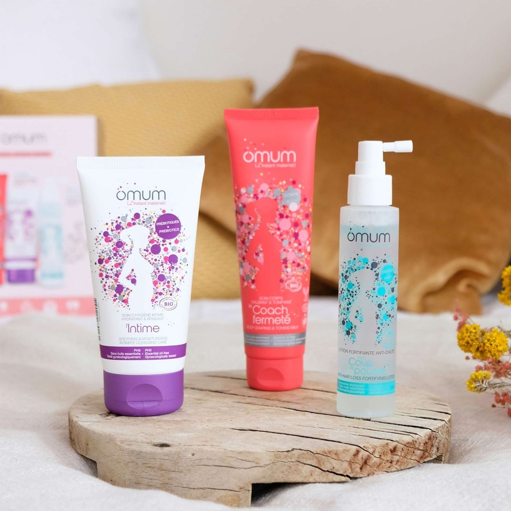 Omum Coffret Trio Après-Bébé Coffret 3 soins après bébé bio