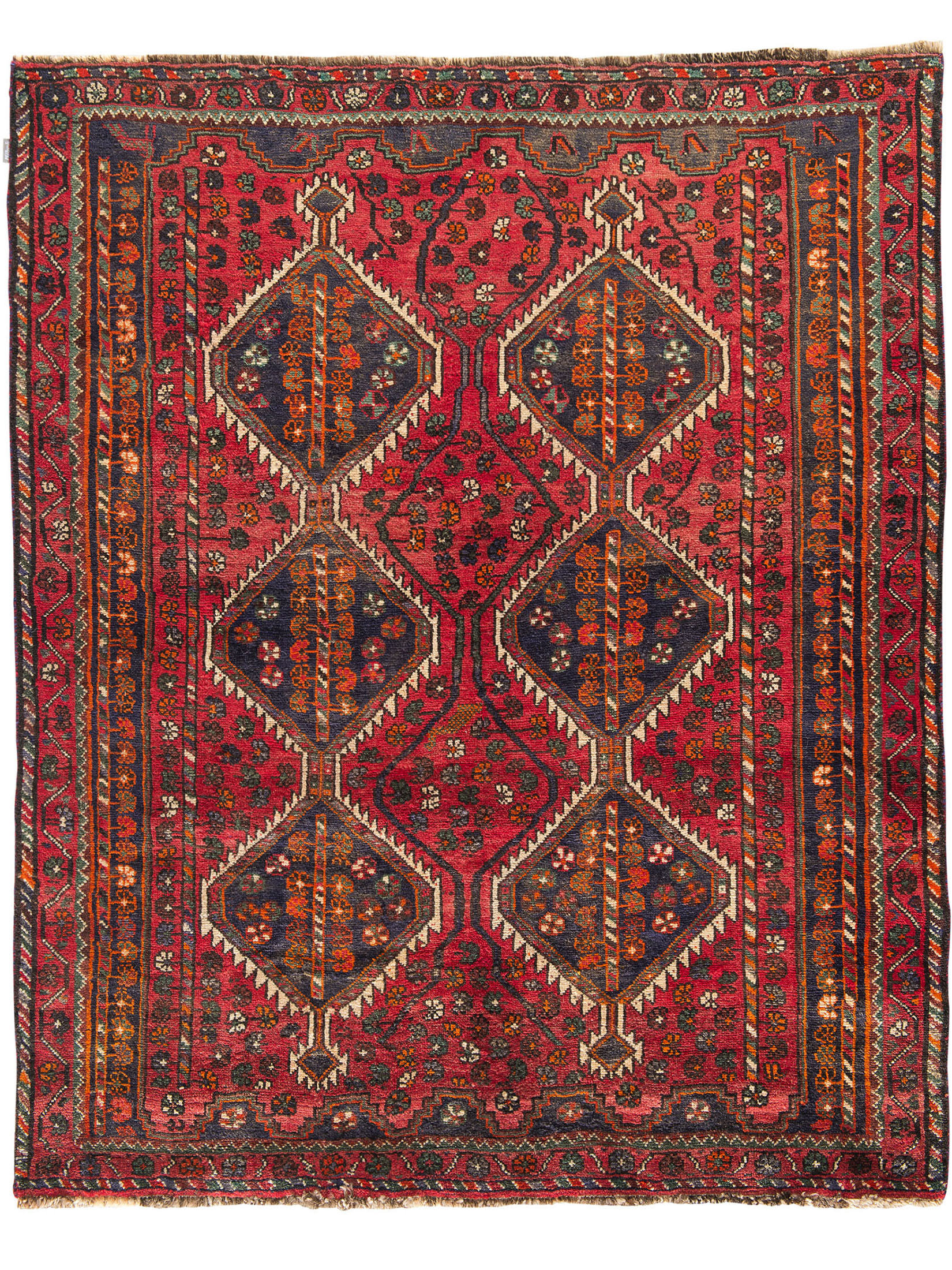 Shiraz ca. 158 x 195 cm, Unikat / Einzelstück