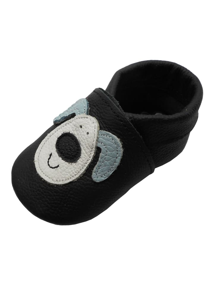 Yalion Leder-Krabbelschuhe 
