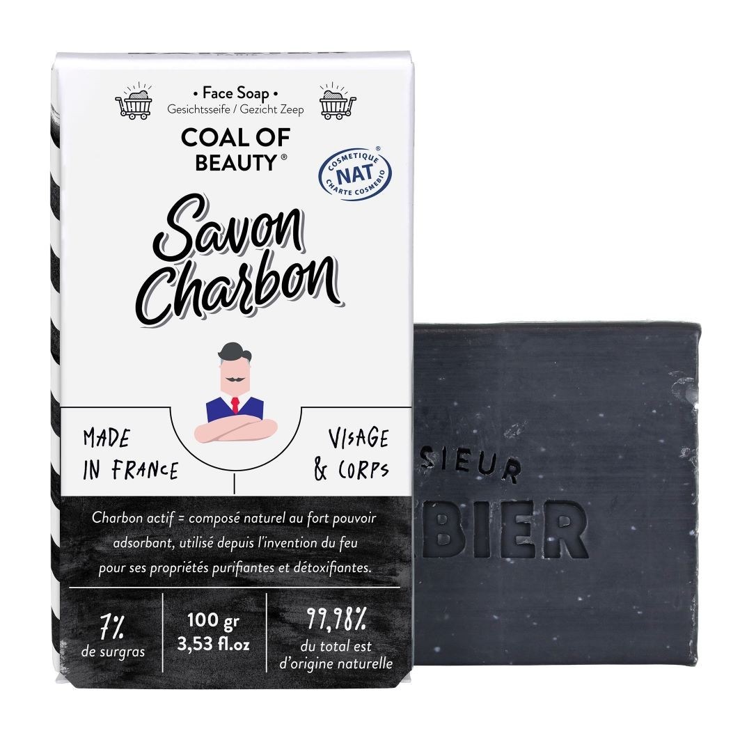 Mydlo Monsieur Barbier Superfat na tvár a telo - COAL OF BEAUTY