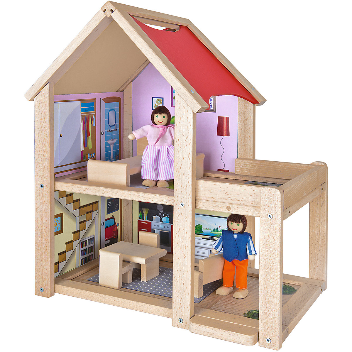 Puppenhaus aus Holz