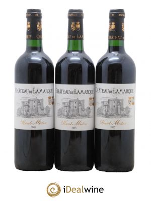 Château de Lamarque Cru Bourgeois  2005 - Lot de 3 Bouteilles