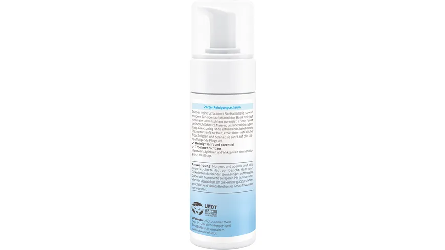 WELEDA HAMAMELISWASSER Zarter Reinigungsschaum 150 ml