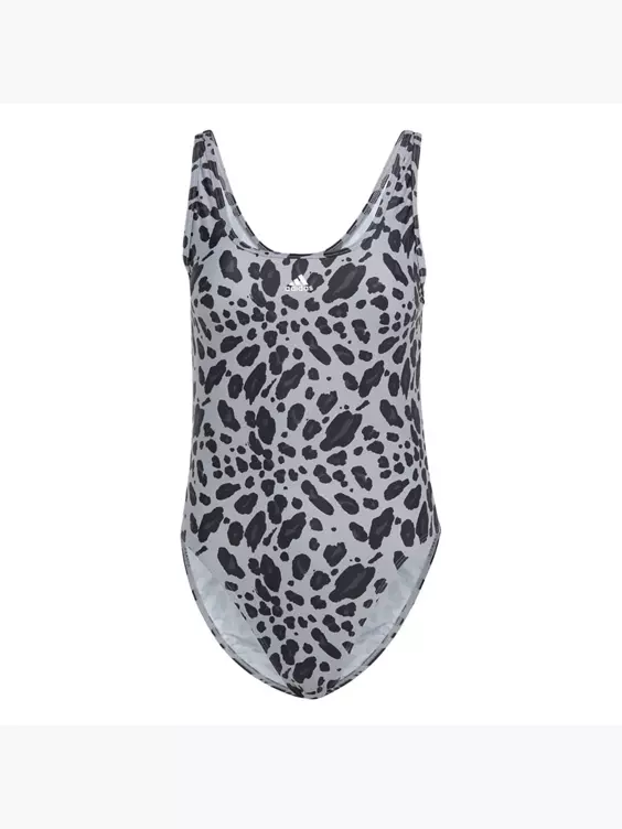 adidas Essentials Animal Print U-Back Badeanzug