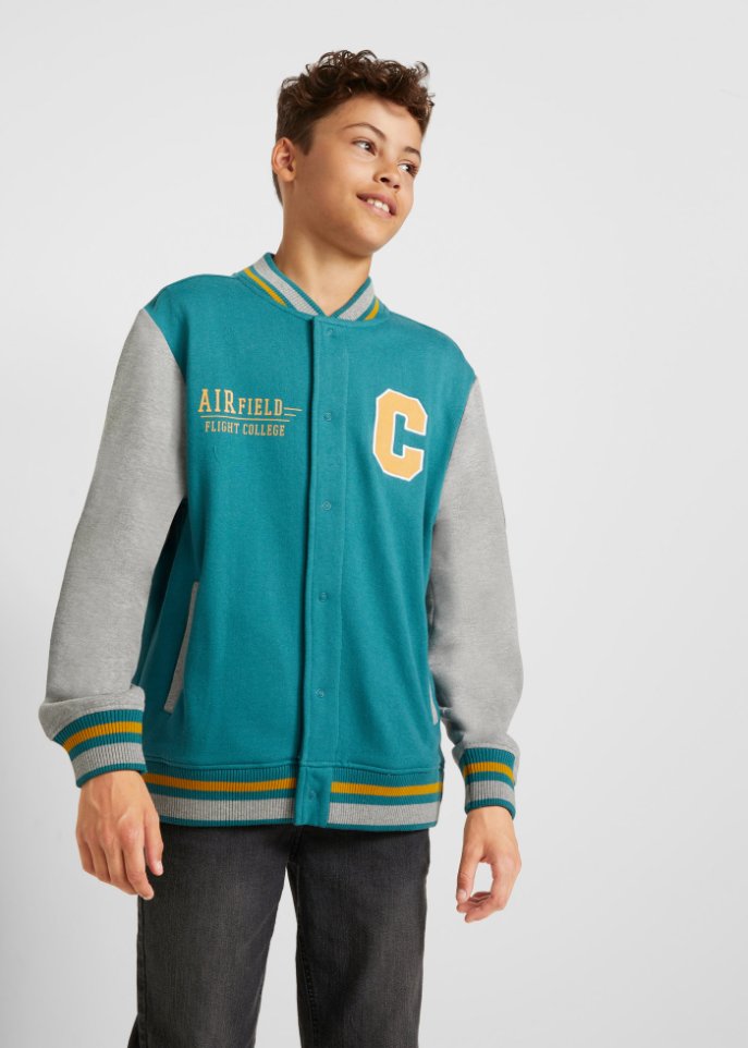 Jungen College Sweatjacke