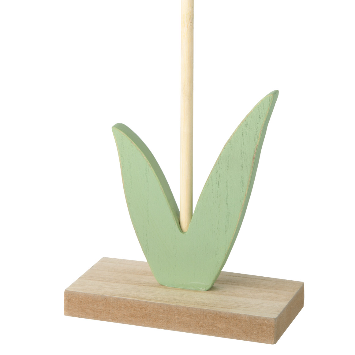 Deko-Aufsteller Tulpe mit Holzfuß