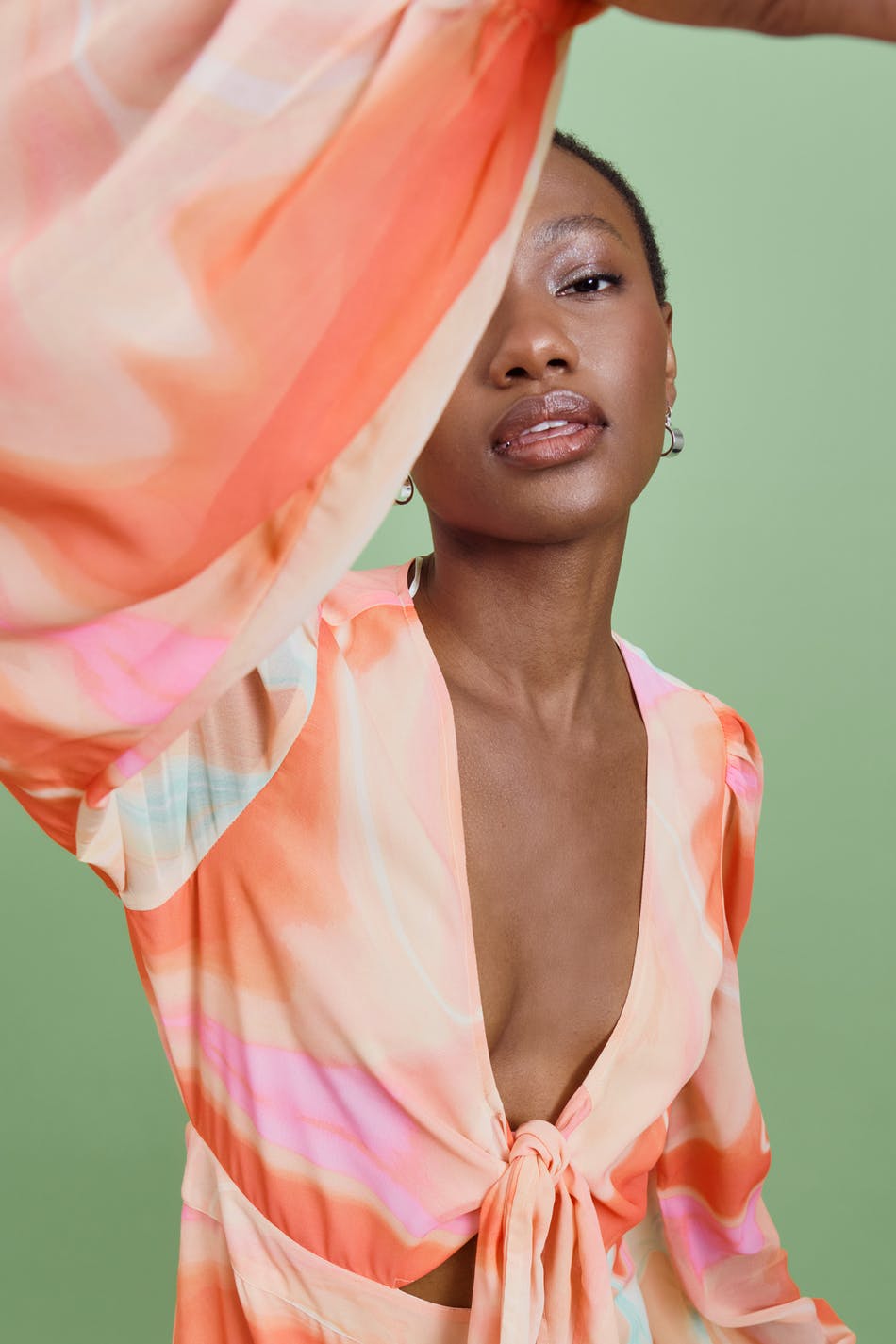 Chiffon party maxi dress