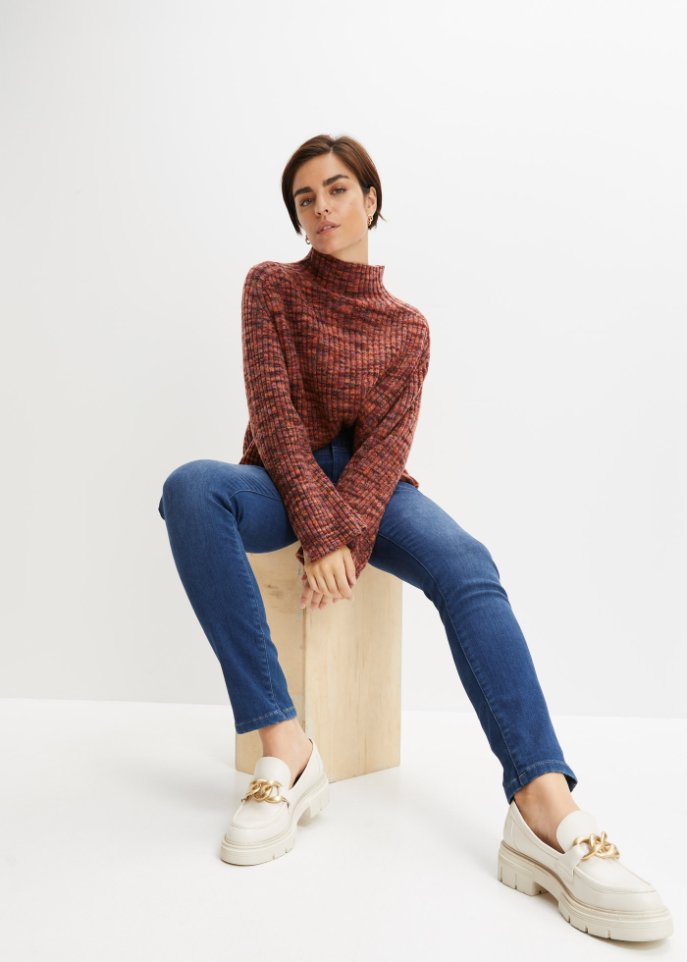 Shaping Thermo-Jeans mit kuscheliger Innenseite, Slim