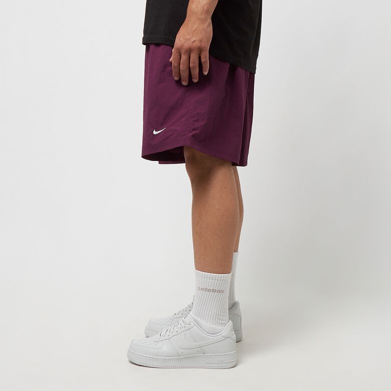 NIKE Solo Swoosh Woven Short night maroon/white