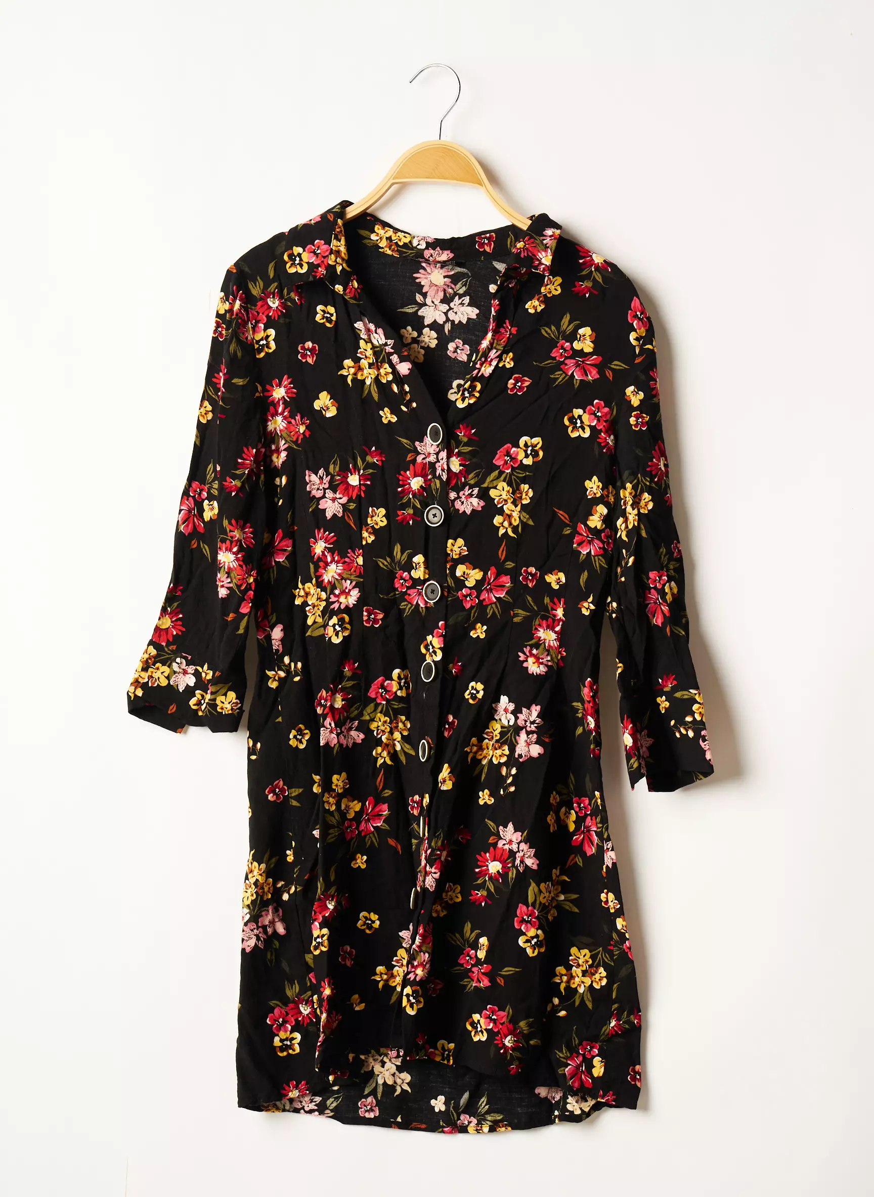 Stradivarius Robes Courtes Femme couleur noir