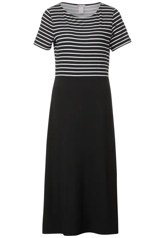 Street One Streifenmix Midi Kleid
