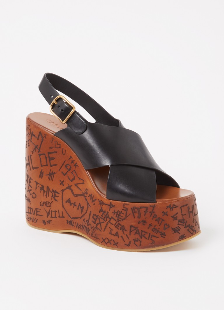 Chloé Maxime leather wedge